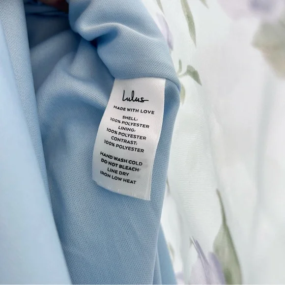 Lulu's Light Blue Floral Maxi Dress - Picture 7 of 11